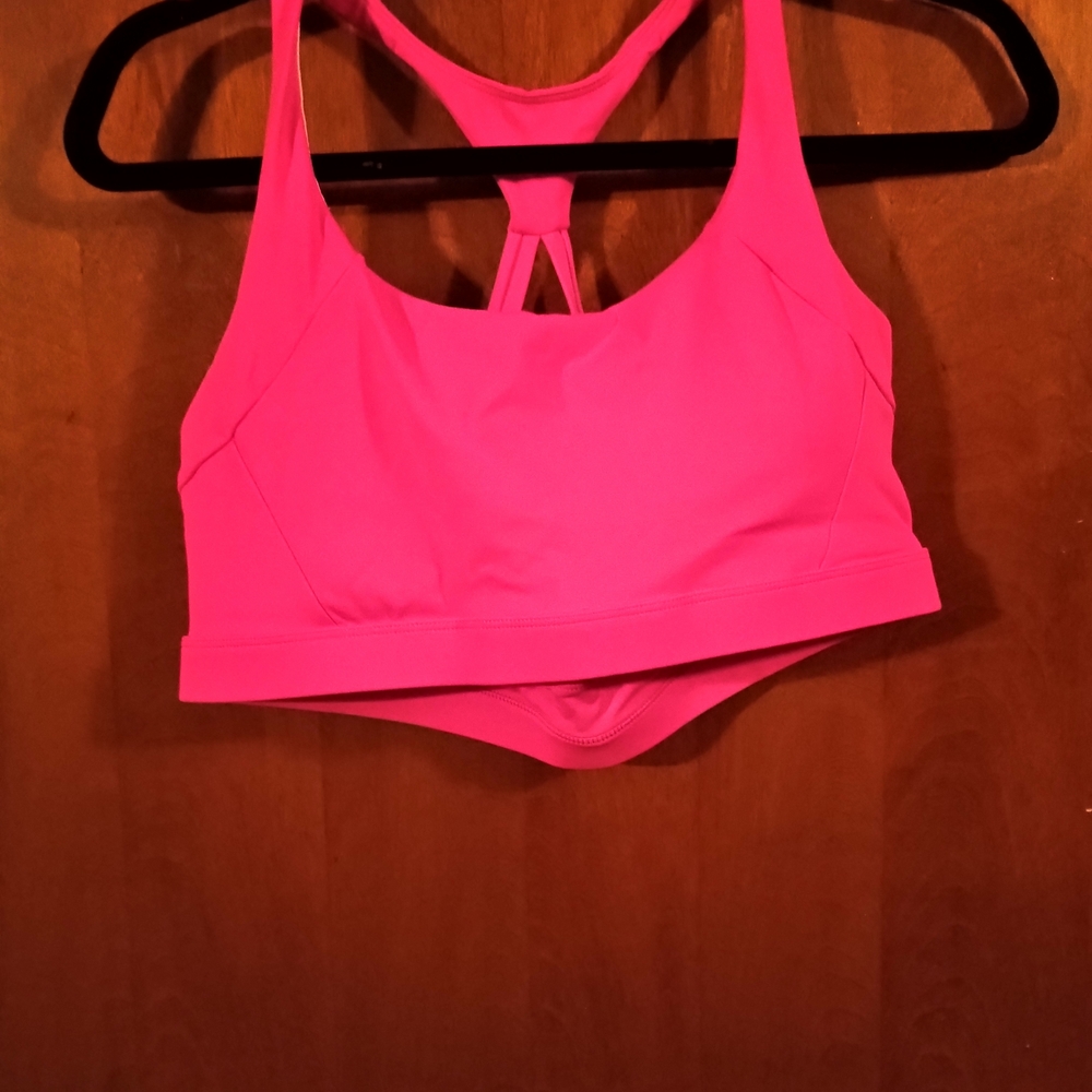 Vibrant Pink Sports Bra